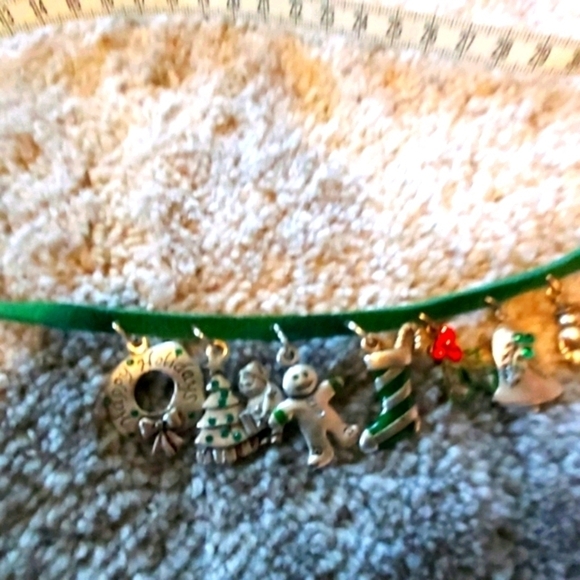 PEWTER CHARM STORY BRACELET-CHRISTMAS/A1 - Picture 4 of 4